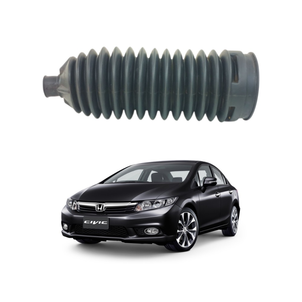 Coifa articulação caixa direção honda civic 2012 2016