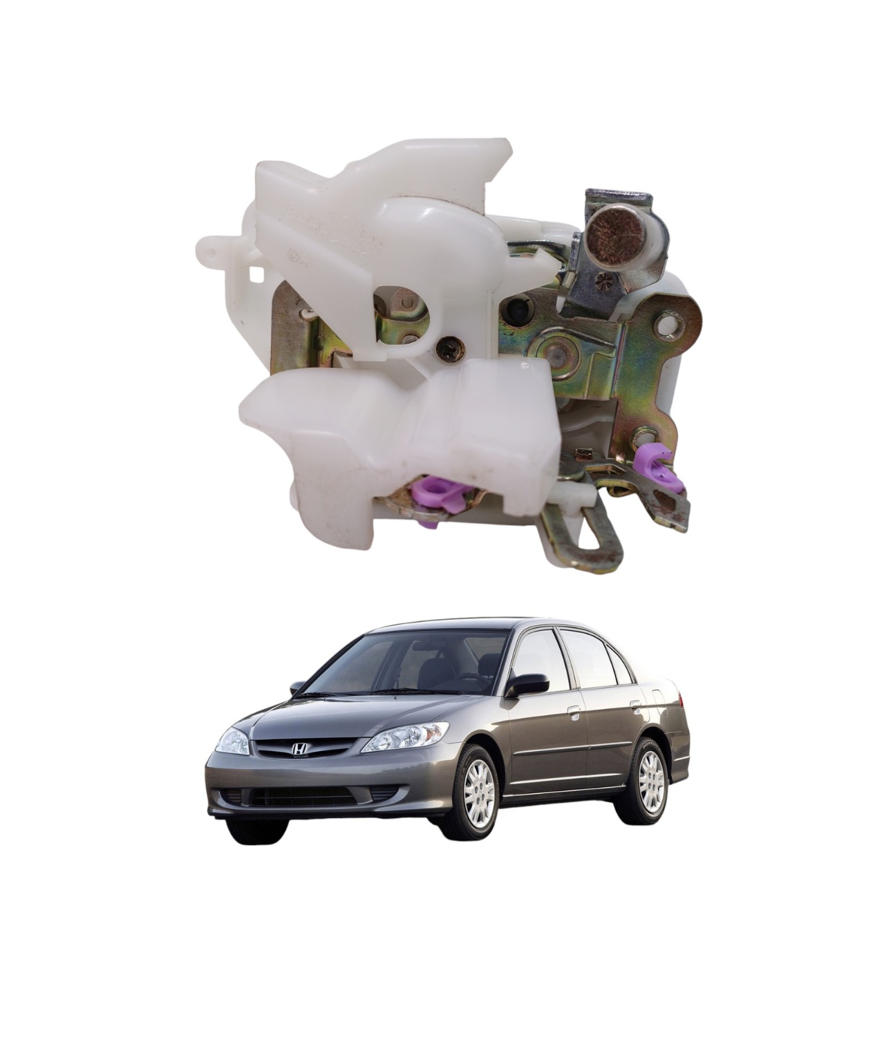 Tranca Porta Traseira Direita Honda Civic 2001 2006 1.7 1840