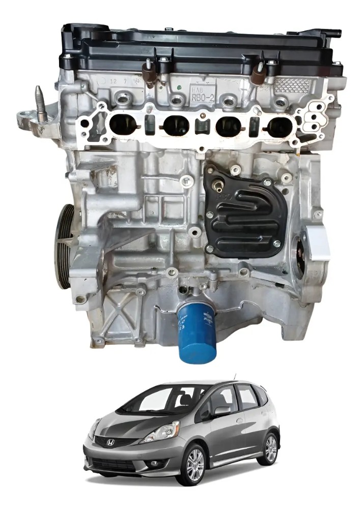 Motor parcial honda fit 1.5 flex automático 2009 2014 51117