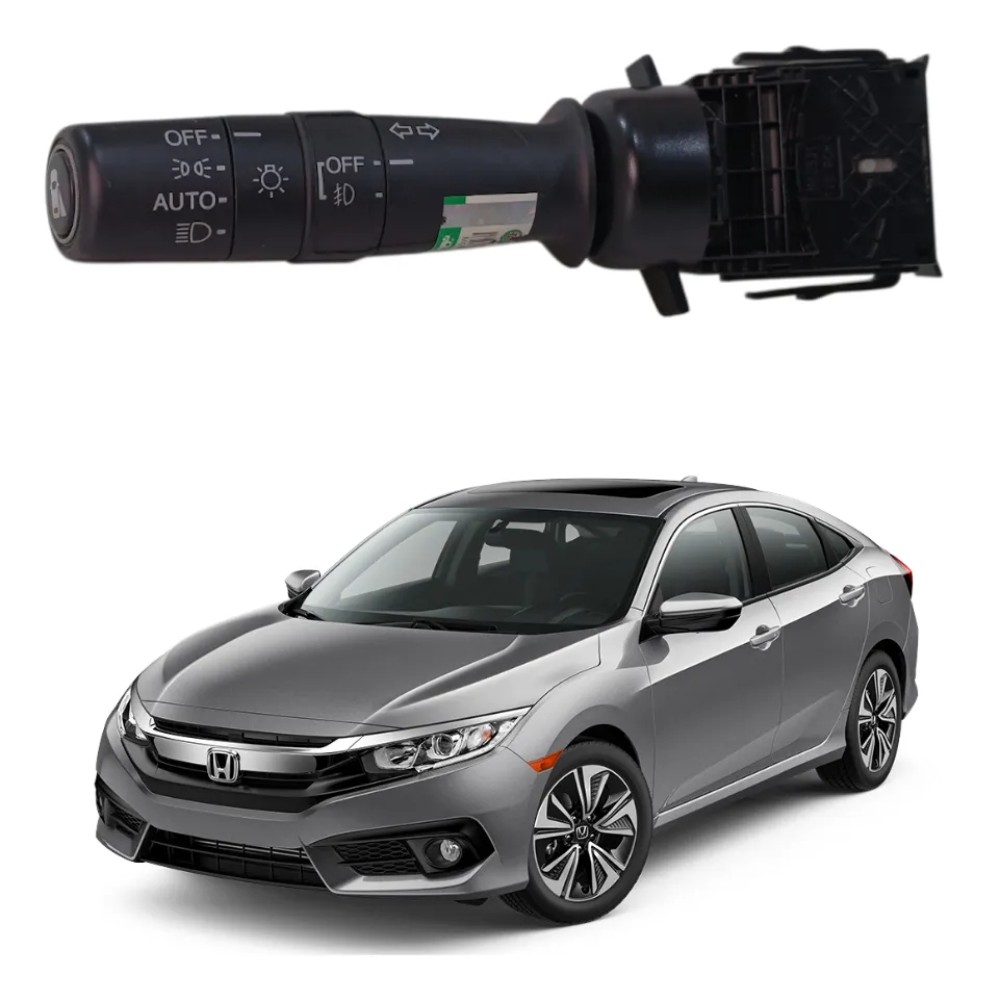 Chave seta farol honda civic 2017 2021 35301