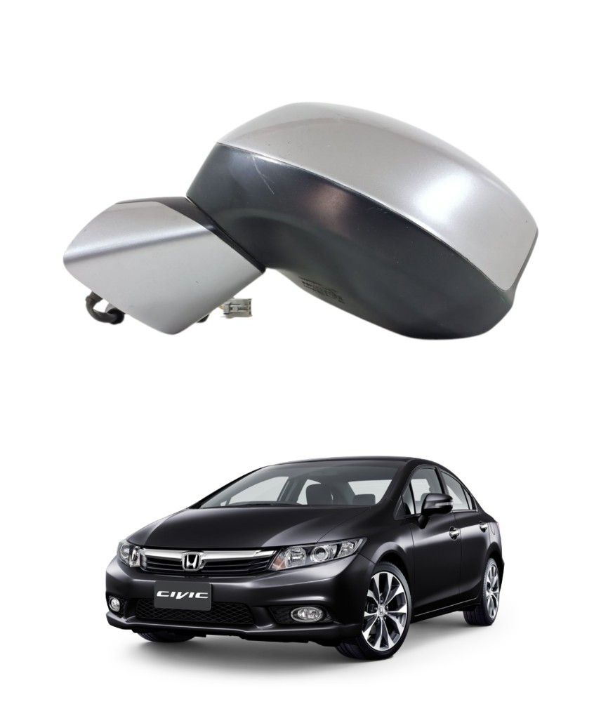 Retrovisor Lado Esquerdo Honda Civic 2012 2016 E15263