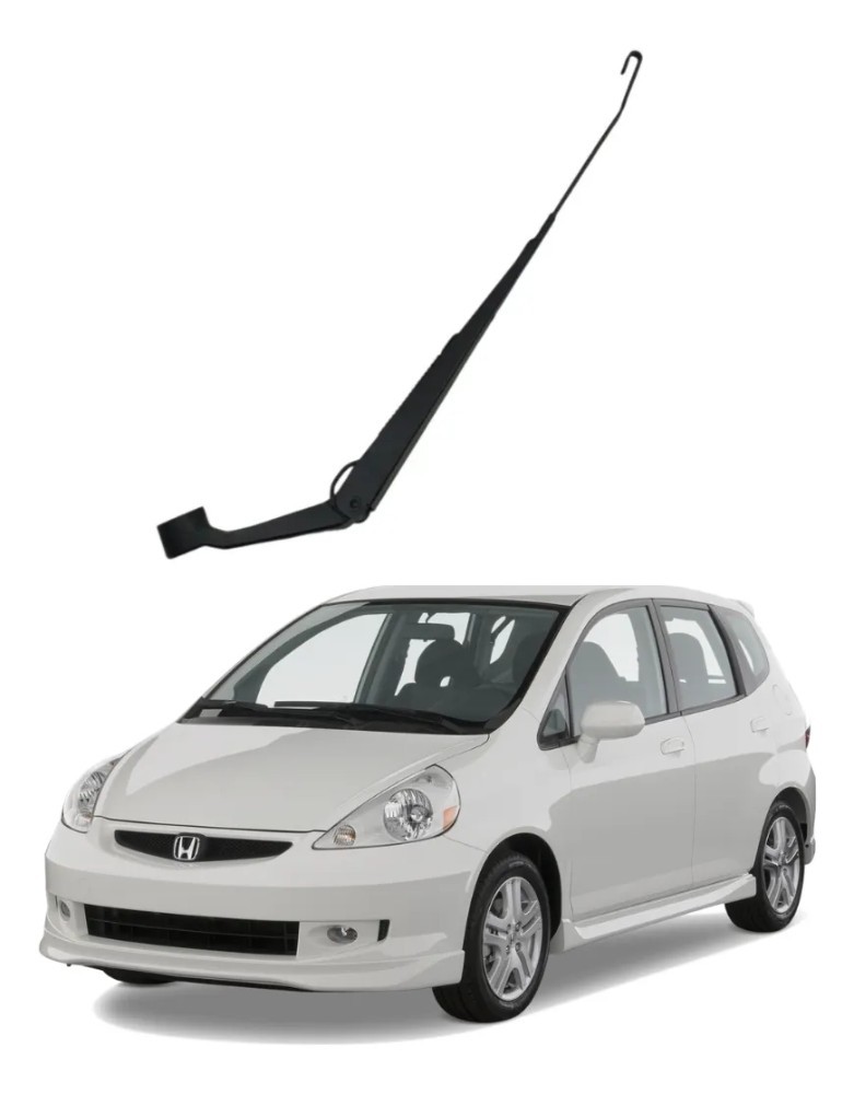 Braço limpador direito parabrisa honda fit 2004 2008