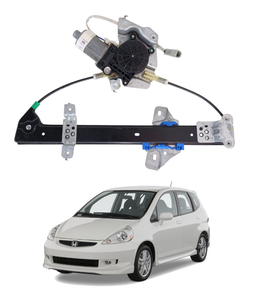 Máquina Vidro Traseira Esquerda Honda Fit 2004 A 2008 E16216
