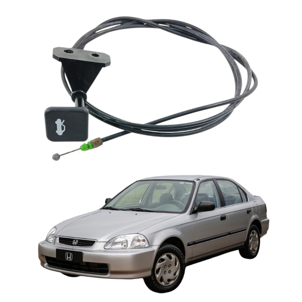 Cabo abertura capô honda civic 1996 2000 1