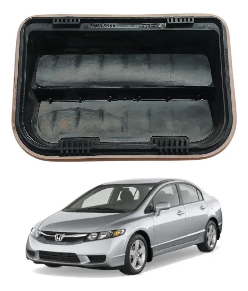 Difusor ar traseiro honda civic 2007 2011 48117