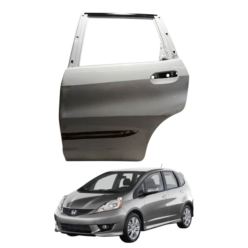 Porta traseira esquerda honda fit 2009 2014