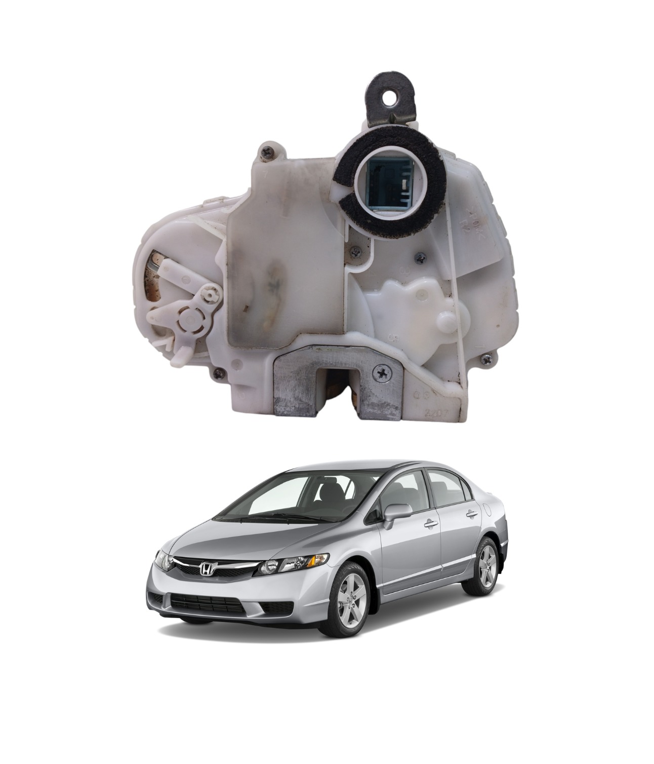 Tranca Porta Traseira Direita Honda Civic 2007 2011 1551