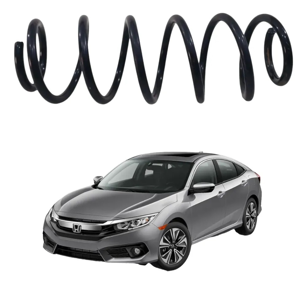 Mola Amortecedor Traseiro Esquerdo Honda Civic 2017 2021