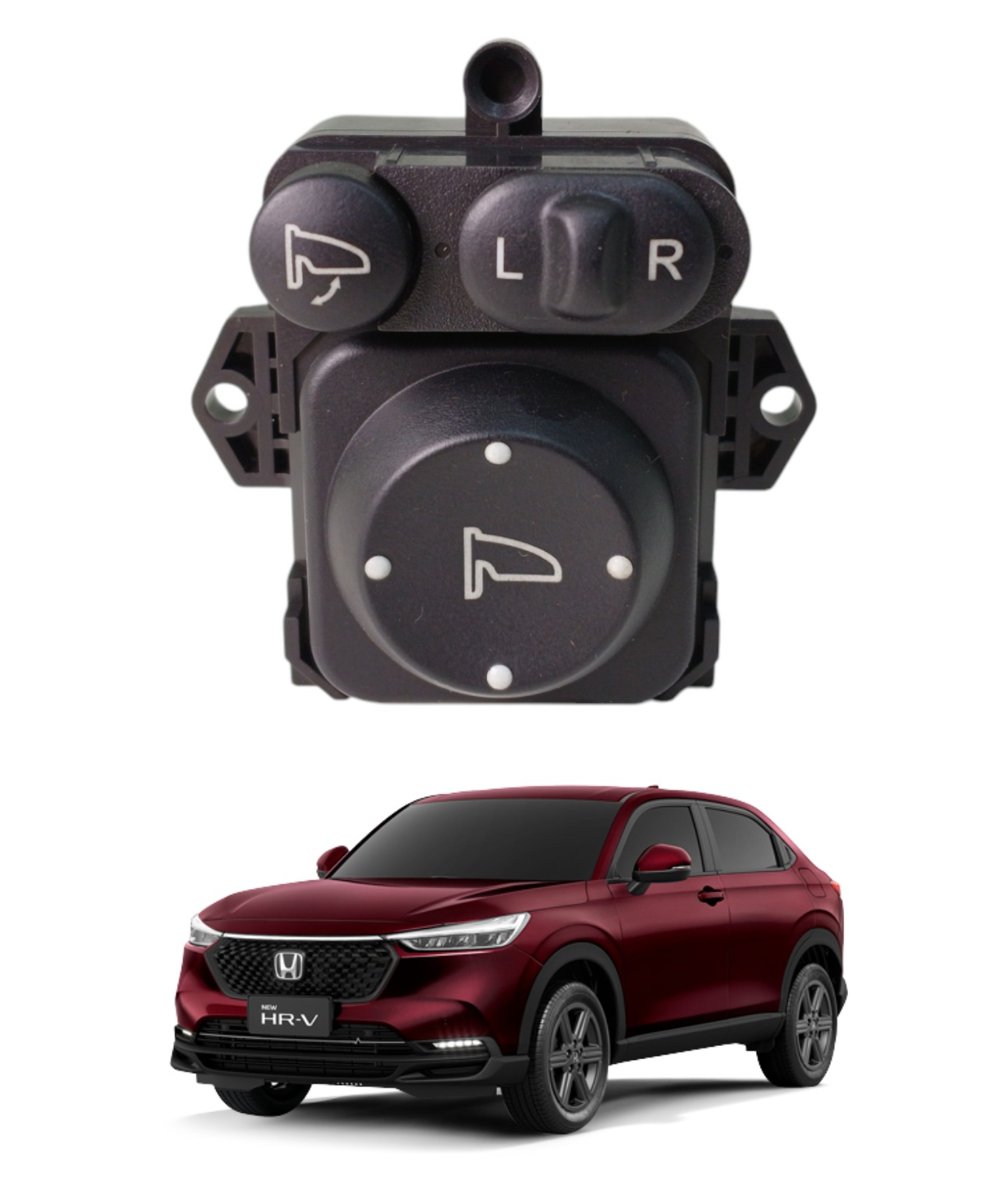 Botão Comando Retrovisor Retrátil Honda Hrv 2022 2023 E5975