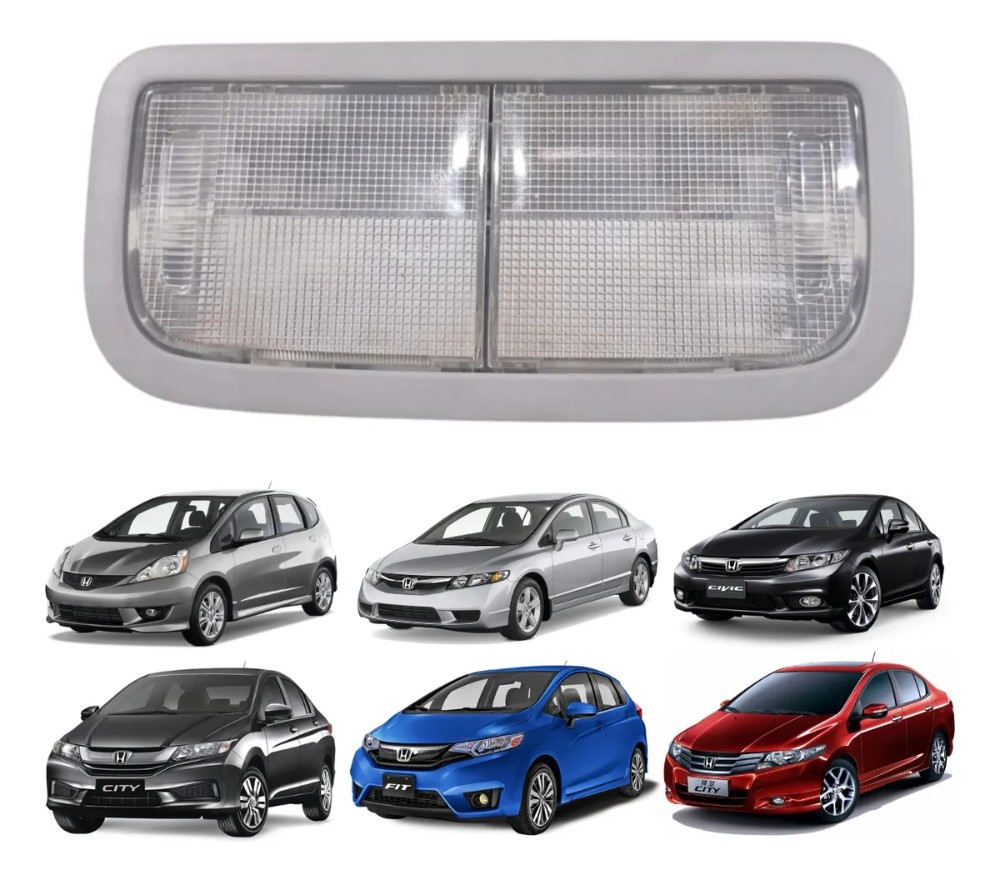 Luz teto cortesia honda civic fit 2007 a 2021 33249