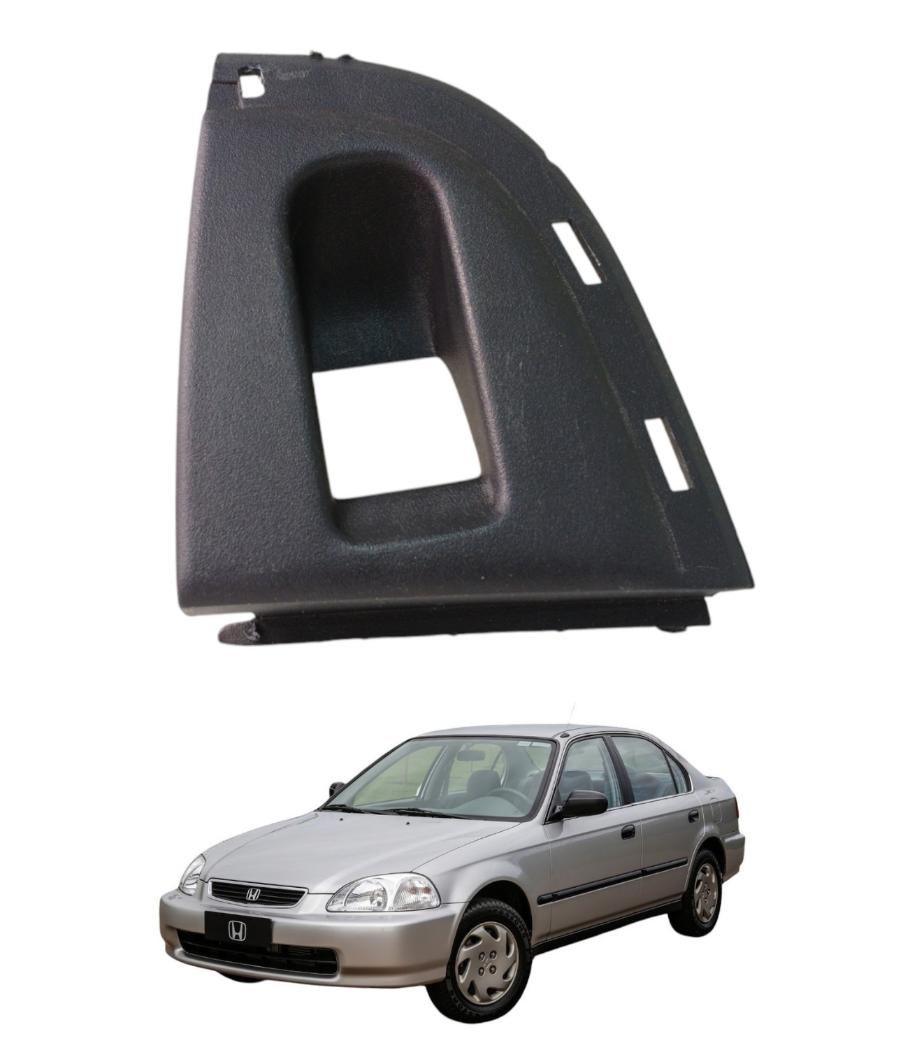 Moldura Comando Vidro Tras Esquerdo Honda Civic 1996 E5585
