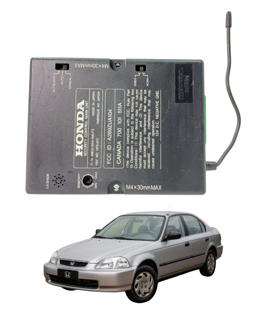 Módulo Central Alarme Honda Civic 1996 1997 1998 1999 E12550