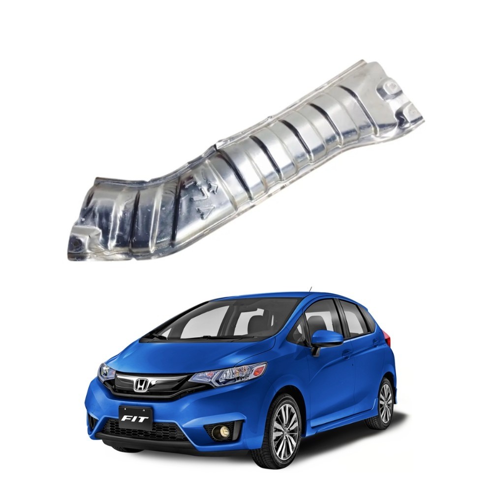 Placa defletor calor assoalho honda fit 2015 2021