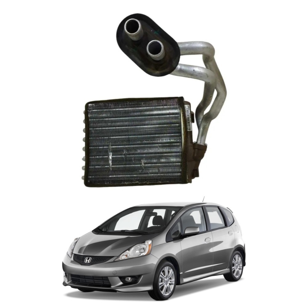 Radiador ar quente caixa evaporadora honda fit 2009 2014