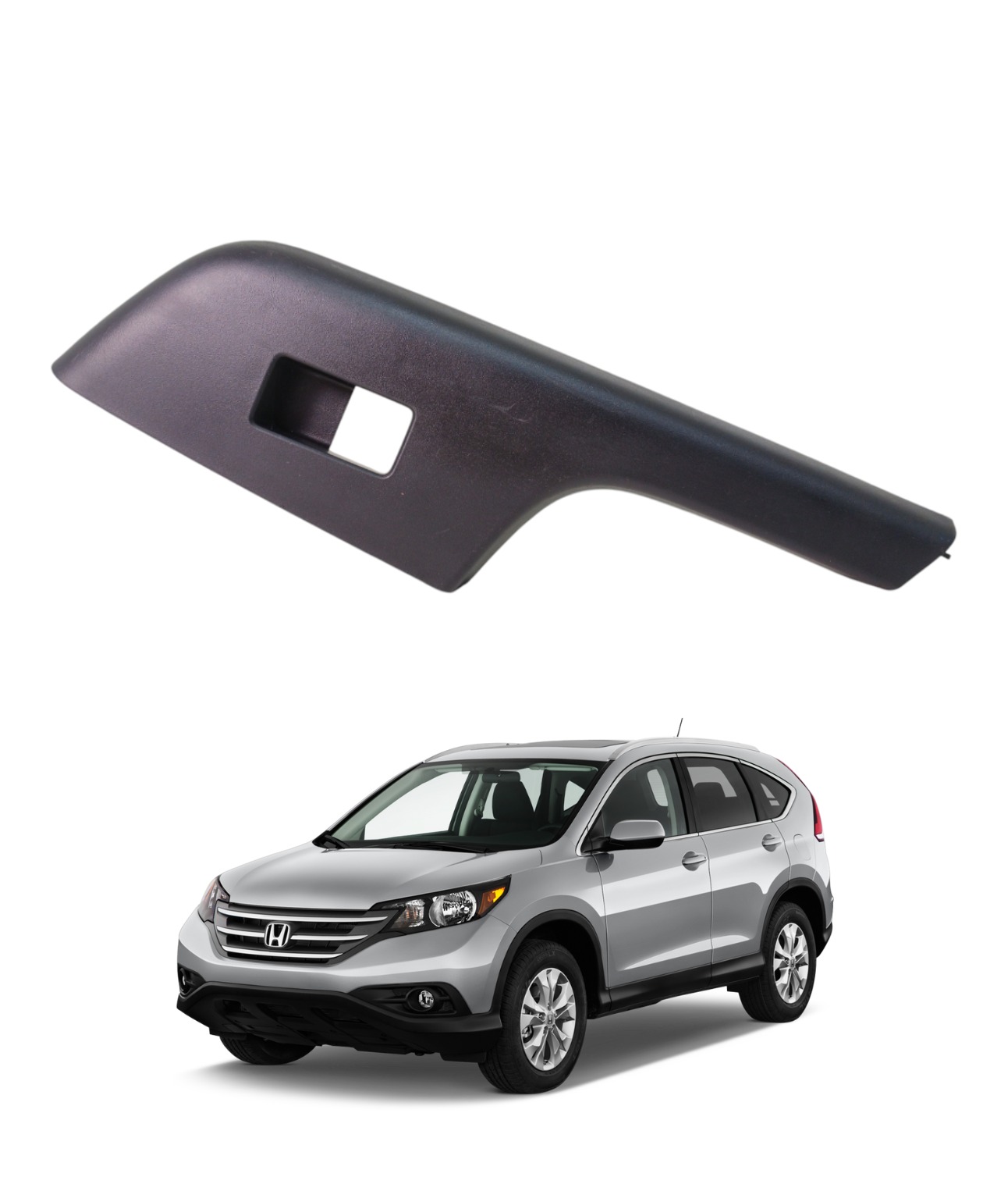 Moldura Botão Vidro Traseiro Esquerdo Crv 2.0 2012 2016 5520