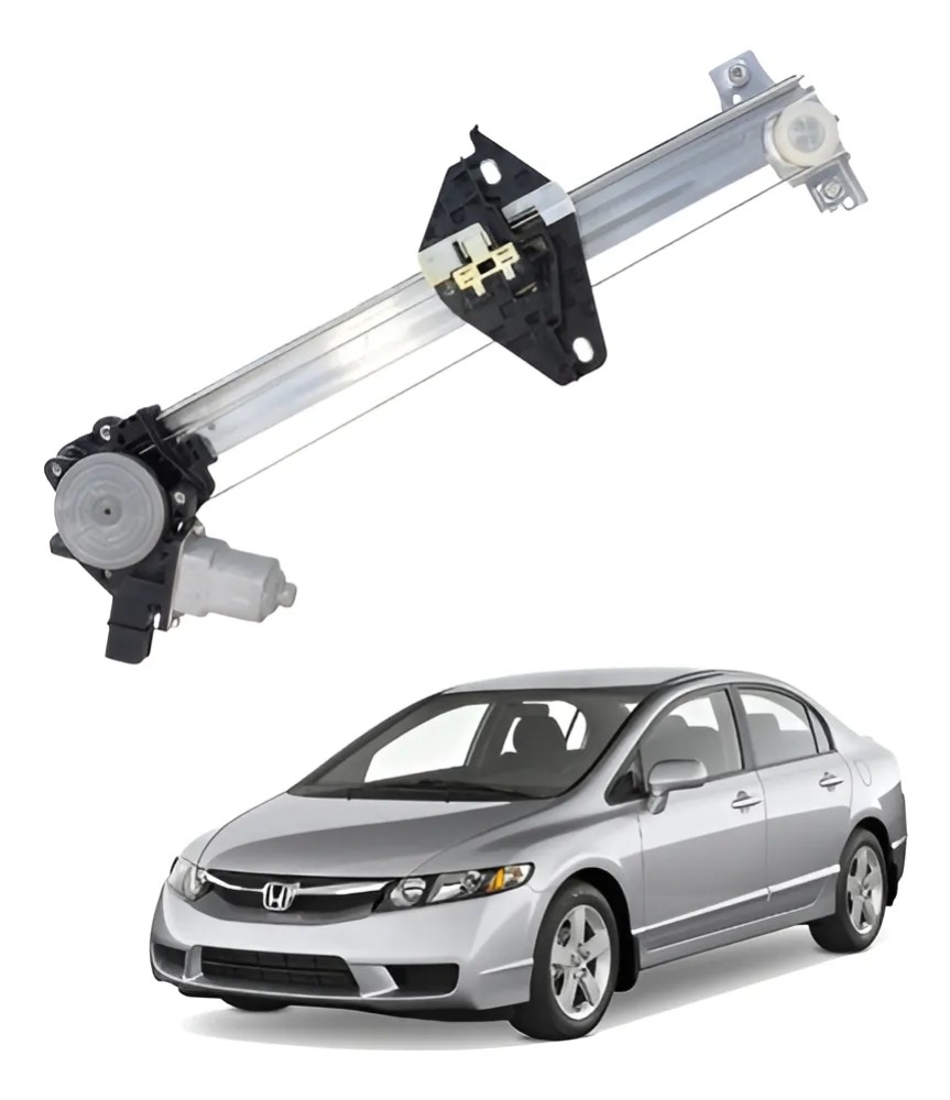 Maquina vidro traseira direita honda civic 2007 a 2011 34719