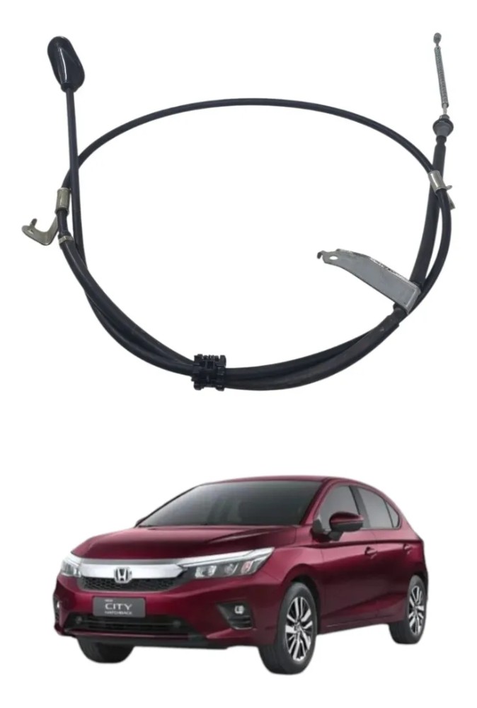 Cabo freio mão traseiro esquerdo Honda City 2022 2023 2024