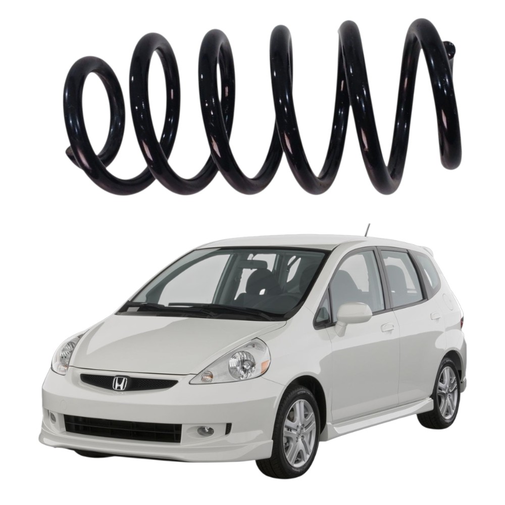Mola Amortecedor Traseiro Honda Fit 2004 2008