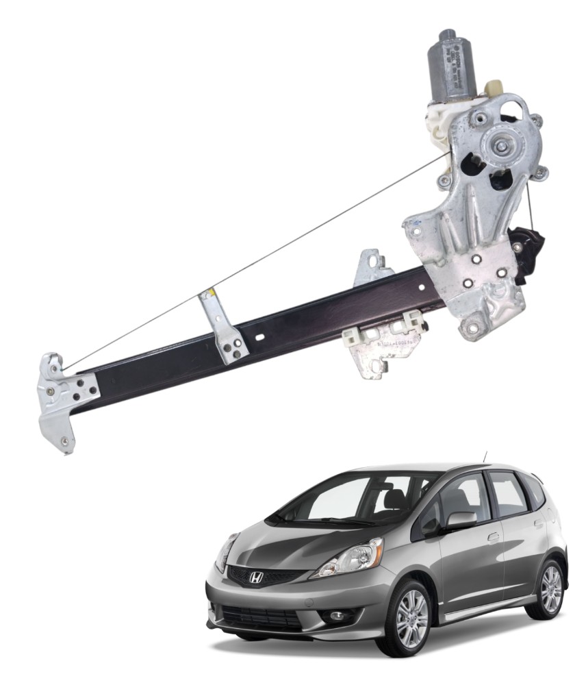 Máquina vidro dianteira esquerda honda fit 2009 2014 e16384