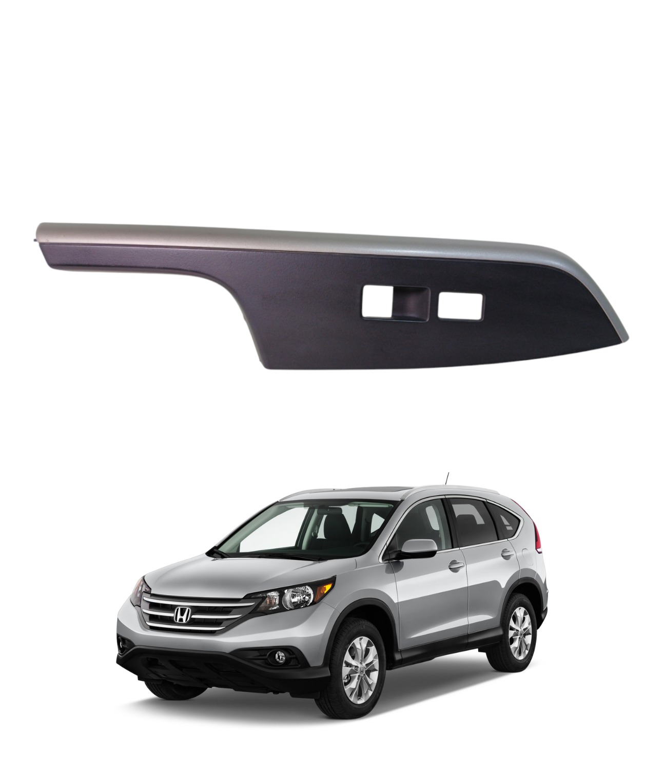 Moldura Botão Vidro Direito Honda Crv 2.0 2012 A 2016 5532