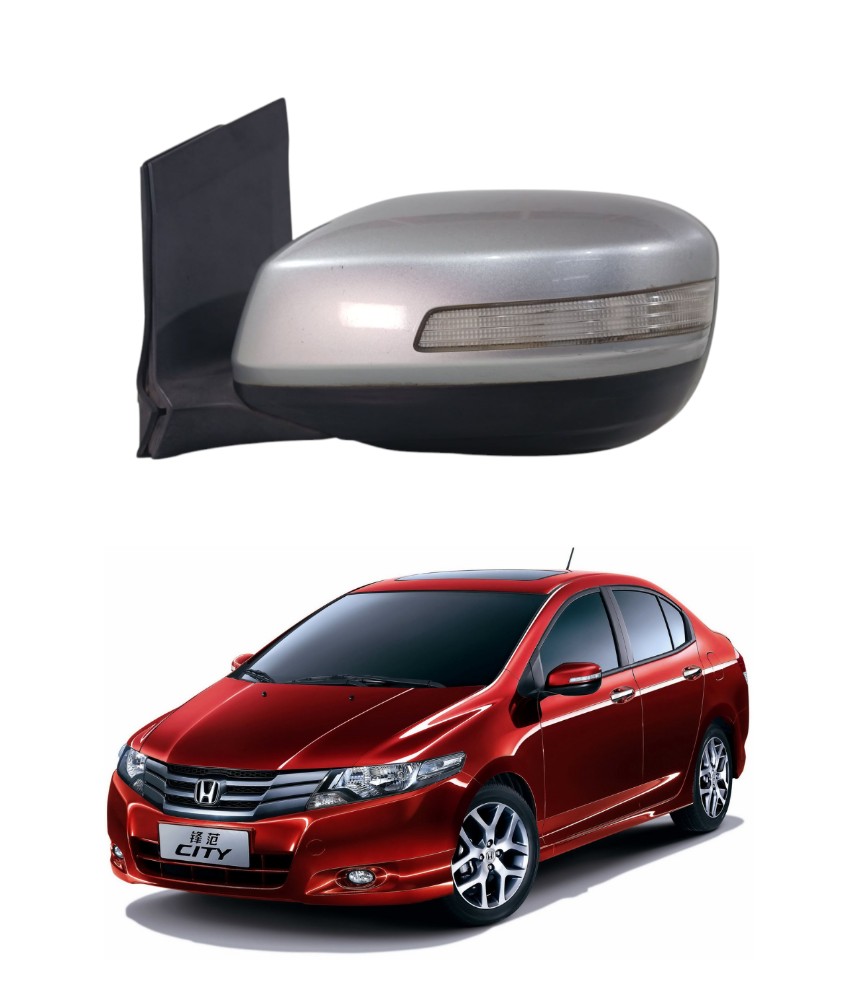 Retrovisor Esquerdo Honda City 2009 A 2014 Com Seta 15285