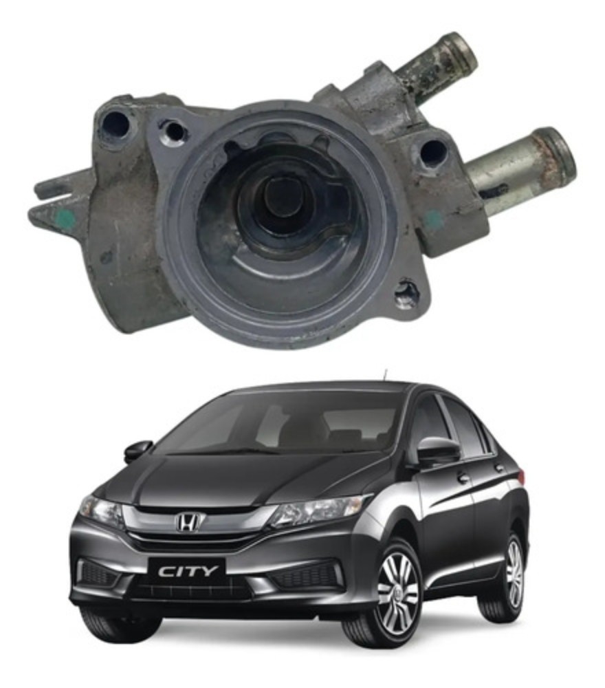 Carcaça válvula Termostatica Honda City 2015 2021
