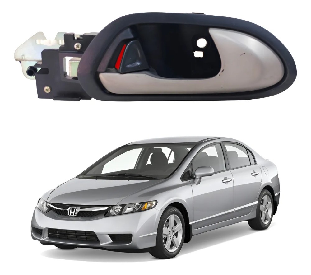 Maçaneta interna traseira direita honda civic 2007 34744