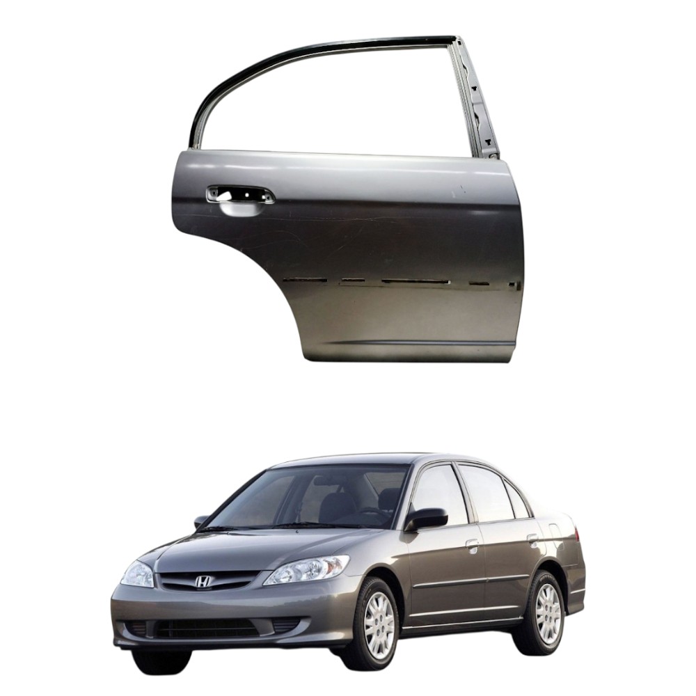 Porta traseira direita honda civic 2001 2006