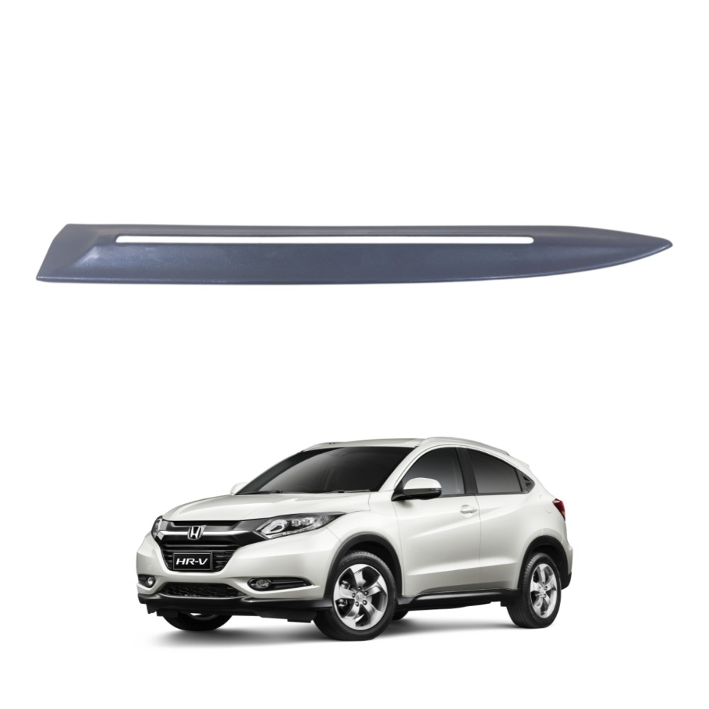 Friso porta traseira direita honda hrv 2016 2021 cinza escur