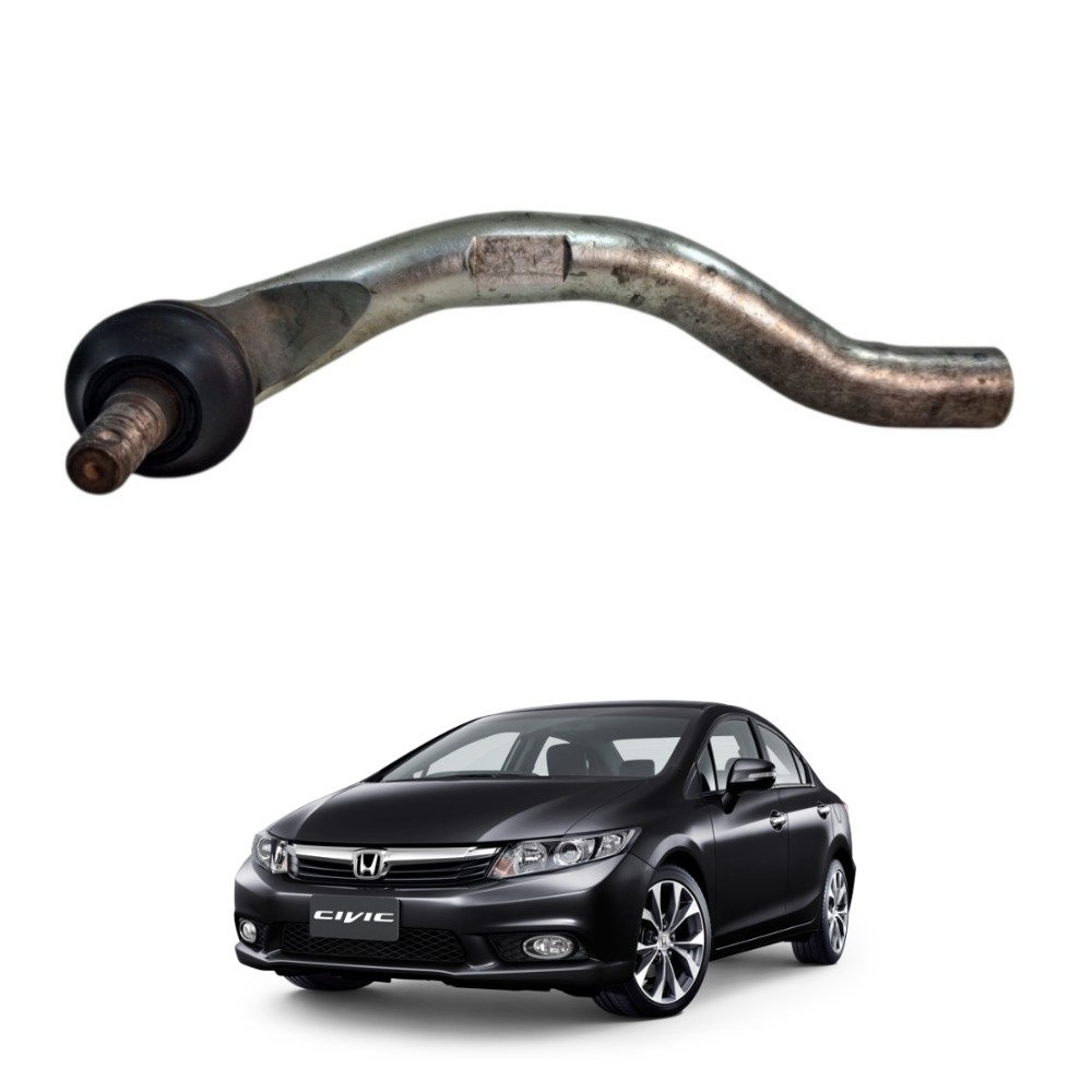 Terminal Direção Esquerdo Honda Civic 2012 2016