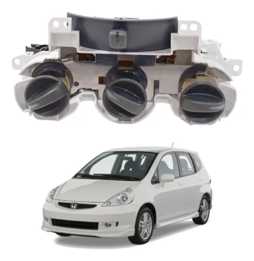 Comando ar condicionado analógico honda fit 2004 2008