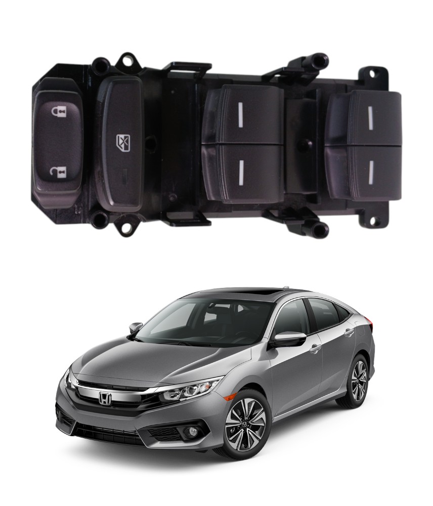 Comando Vidro Dianteiro Esquerdo Honda Civic 2017 E13581