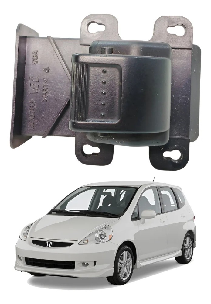 Comando vidro traseiro dianteiro honda fit 2004 2008 33827