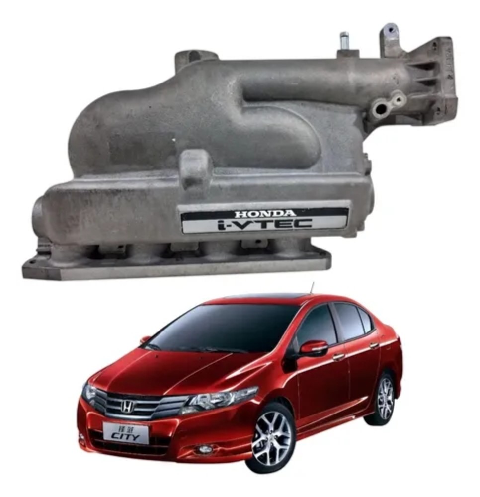 Coletor admissao honda city fit 2009 2014 52371