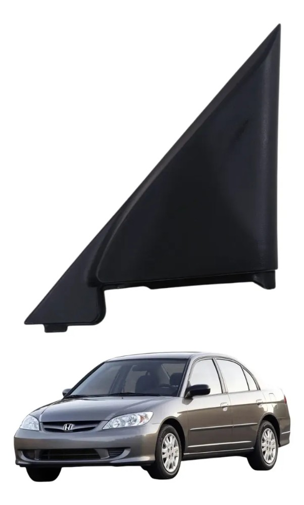Moldura interna retrovisor dianteira honda civic 2001 49700