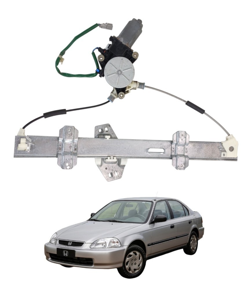 Maquina vidro dianteira direita honda civic 1.6 1996 2000