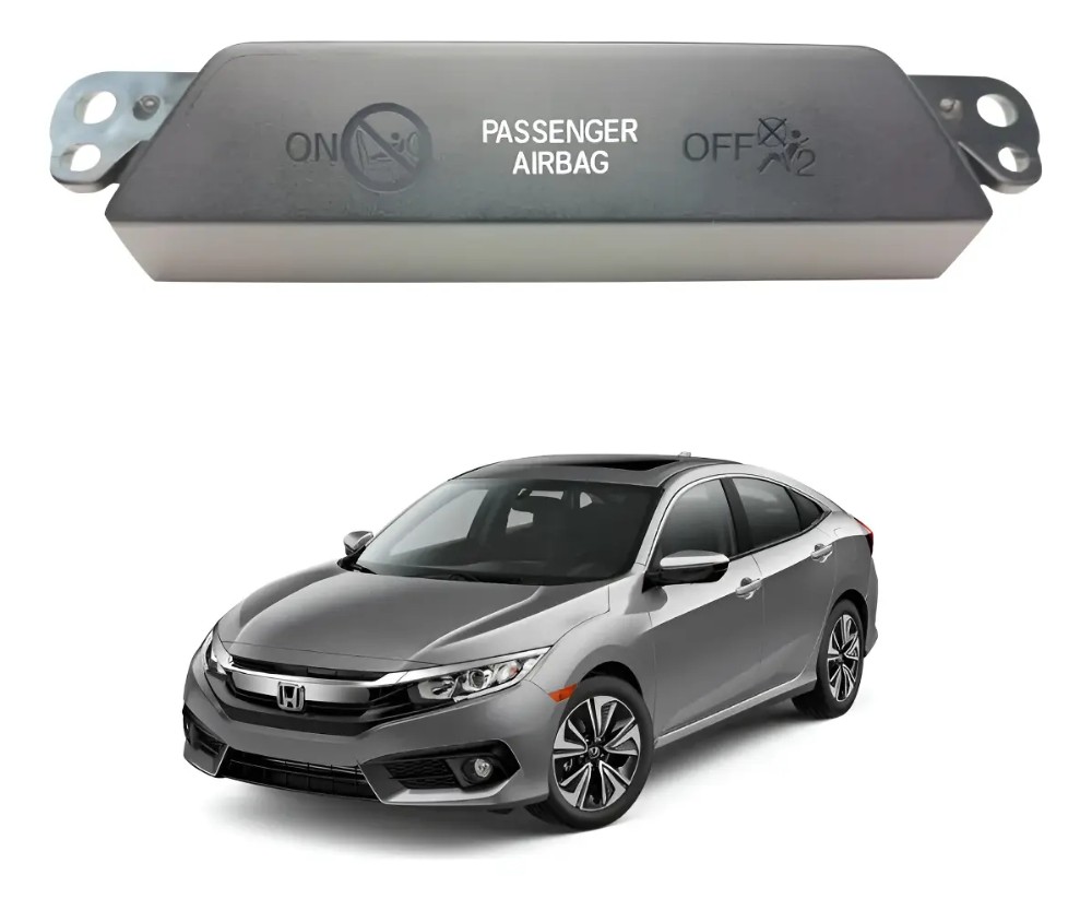 Visor comando passenger colisao honda civic 2017 2021