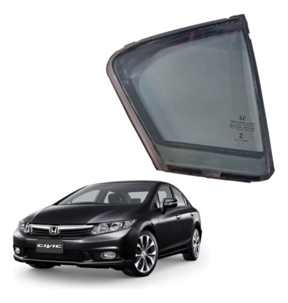 Vidro Fixo Traseiro Direito Honda Civic 2012 2016
