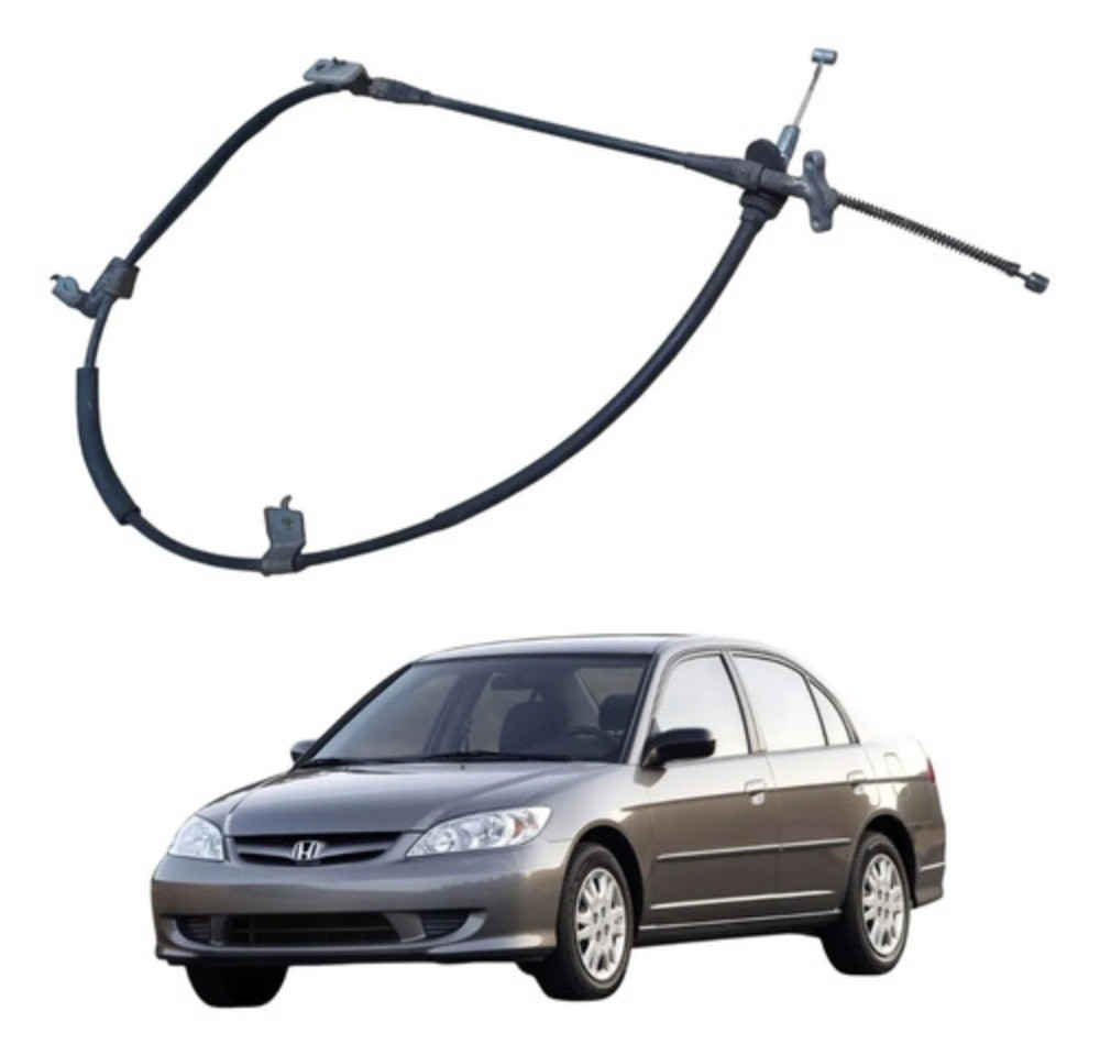 Cabo freio maO traseirO direito honda civic 2001 2006