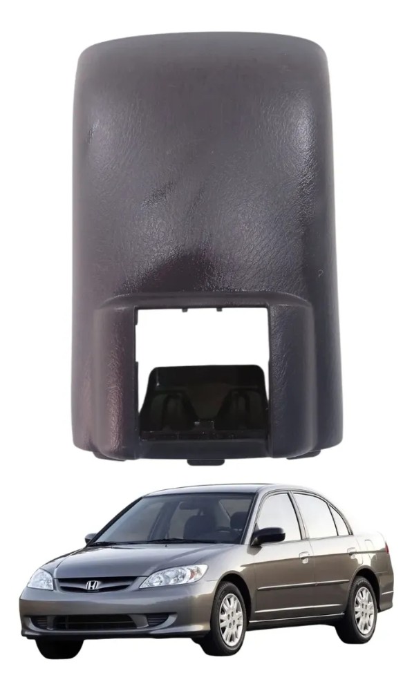 Moldura traseia console central honda civic 2001 2006 49685
