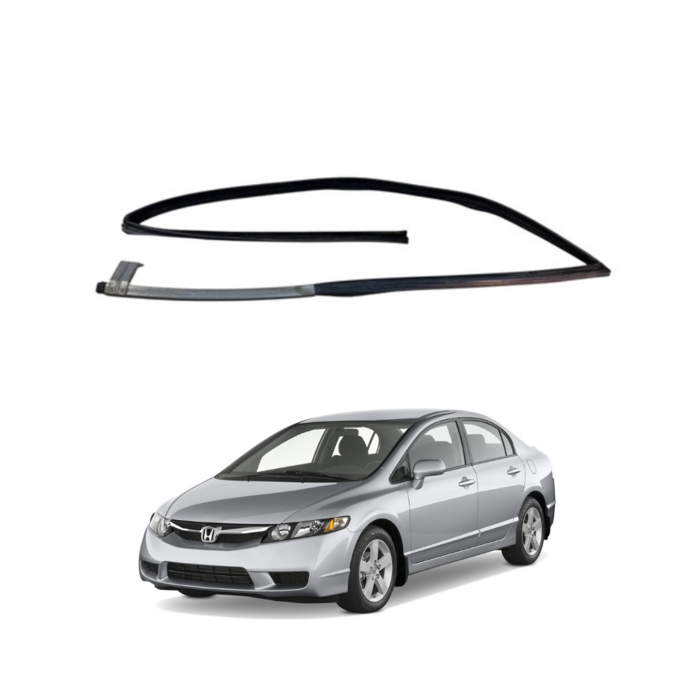 Canaleta porta dianteira direita honda civic 2007 2011