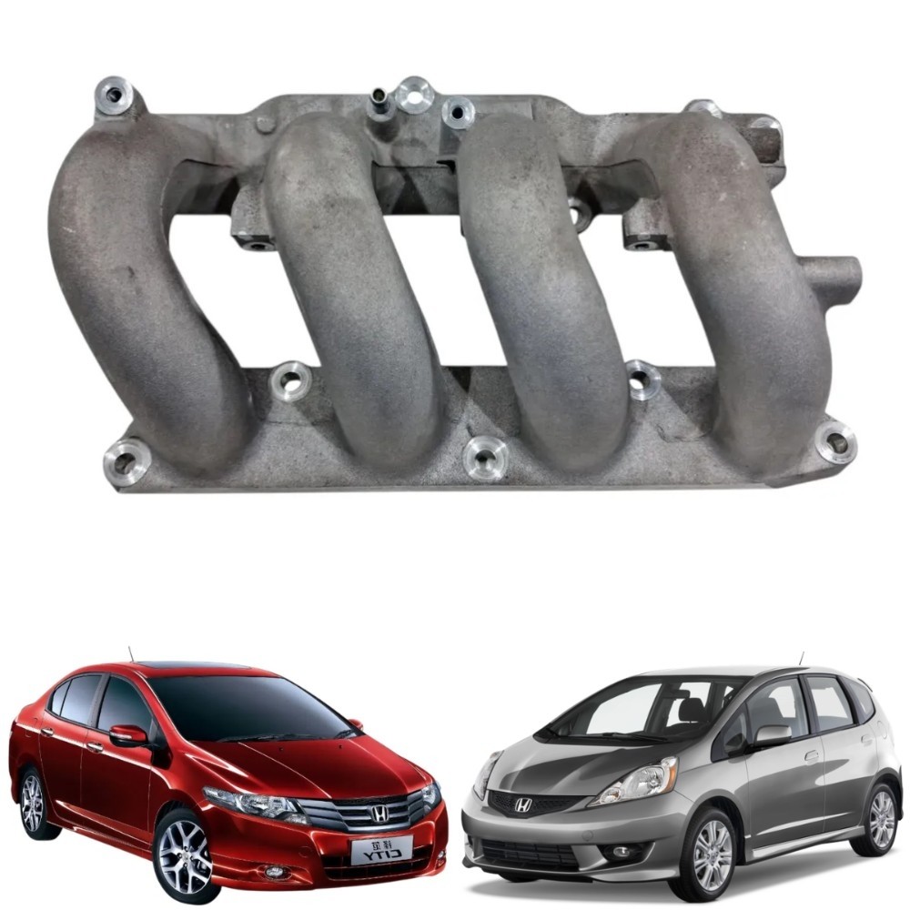 Coletor admissao escape honda city fit 2009 2014 52370
