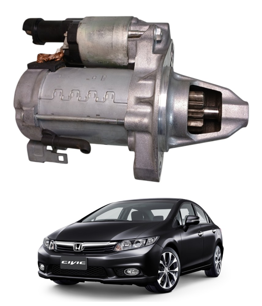 Motor Arranque Partida Honda Civic 1.8 2012 2013 2014 E10206