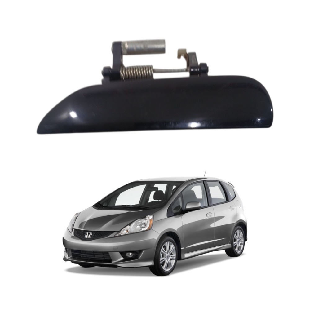 Maçaneta externa traseira E/preta honda fit 2009 2014 52462