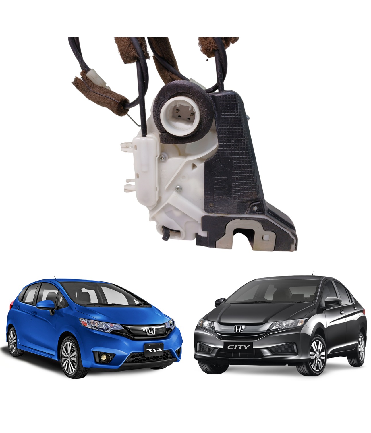 Tranca Porta Traseira Direita Honda City Fit 2015 2021 2326