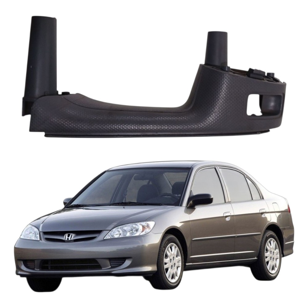 Moldura Comando Vidro Traseiro Esquerdo Honda Civic 2001 2006