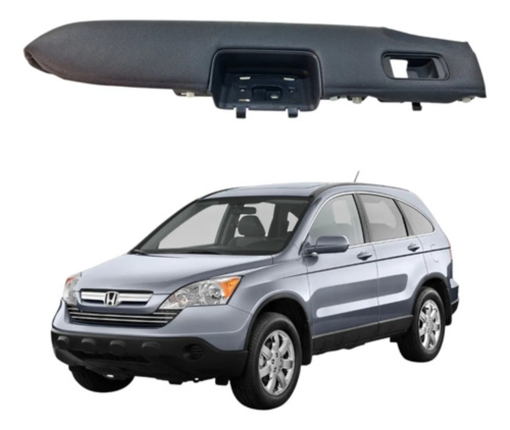 Moldura Botão Vidro Traseiro Direito Honda Crv 2007 2011