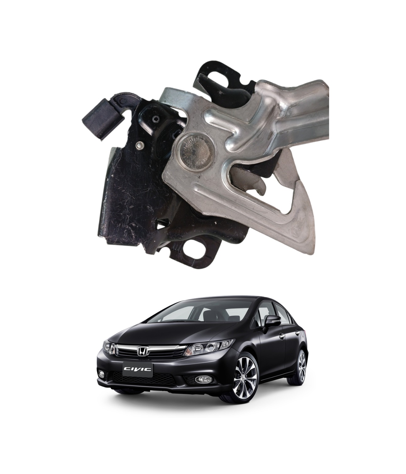 Fechadura Tranca Capo Honda Civic 2012 2013 2014 2015 E2794