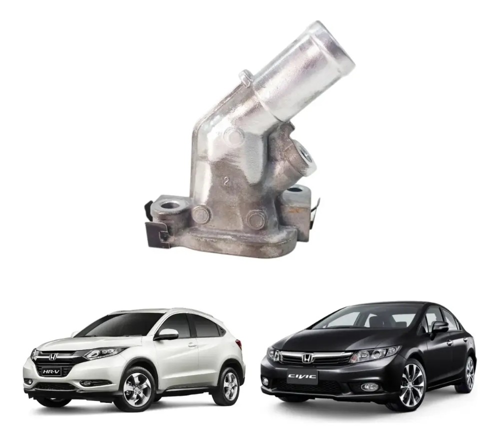 Flange agua cabeçote honda hrv 2016 2021 48842