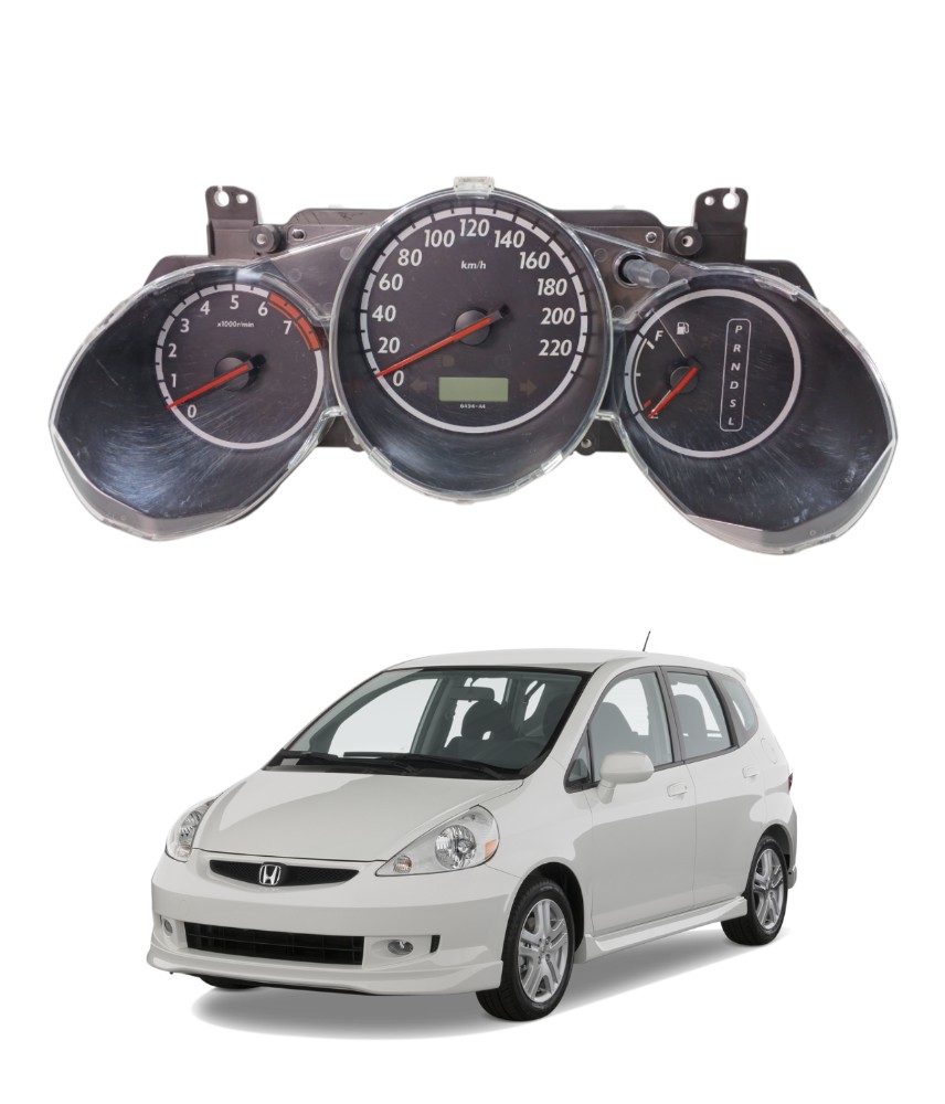 Painel Instrumento Honda Fit 2004 A 2008 Automático E11668 Preto